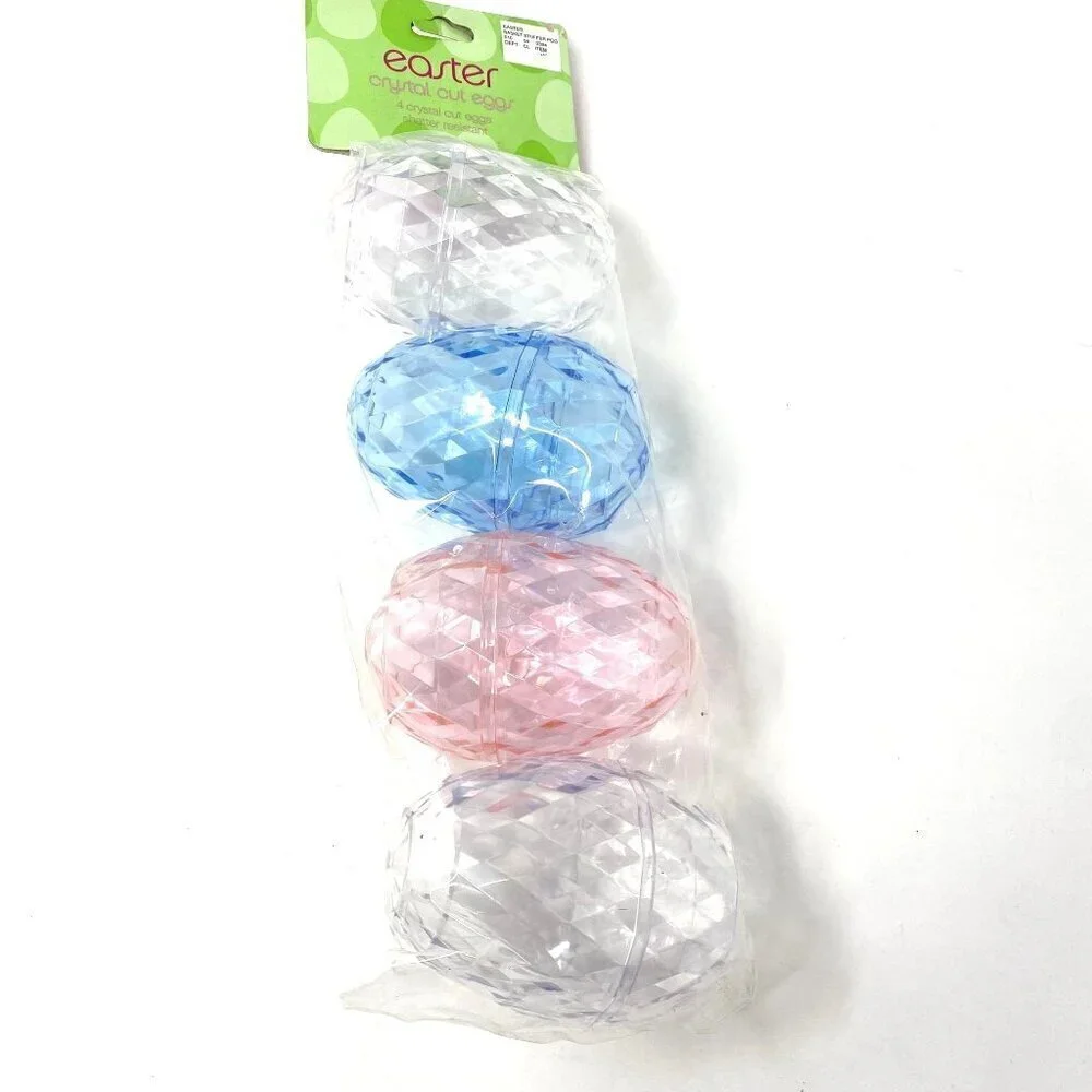 Target Crystal Cut Easter Eggs Fillable Treats 4-Count